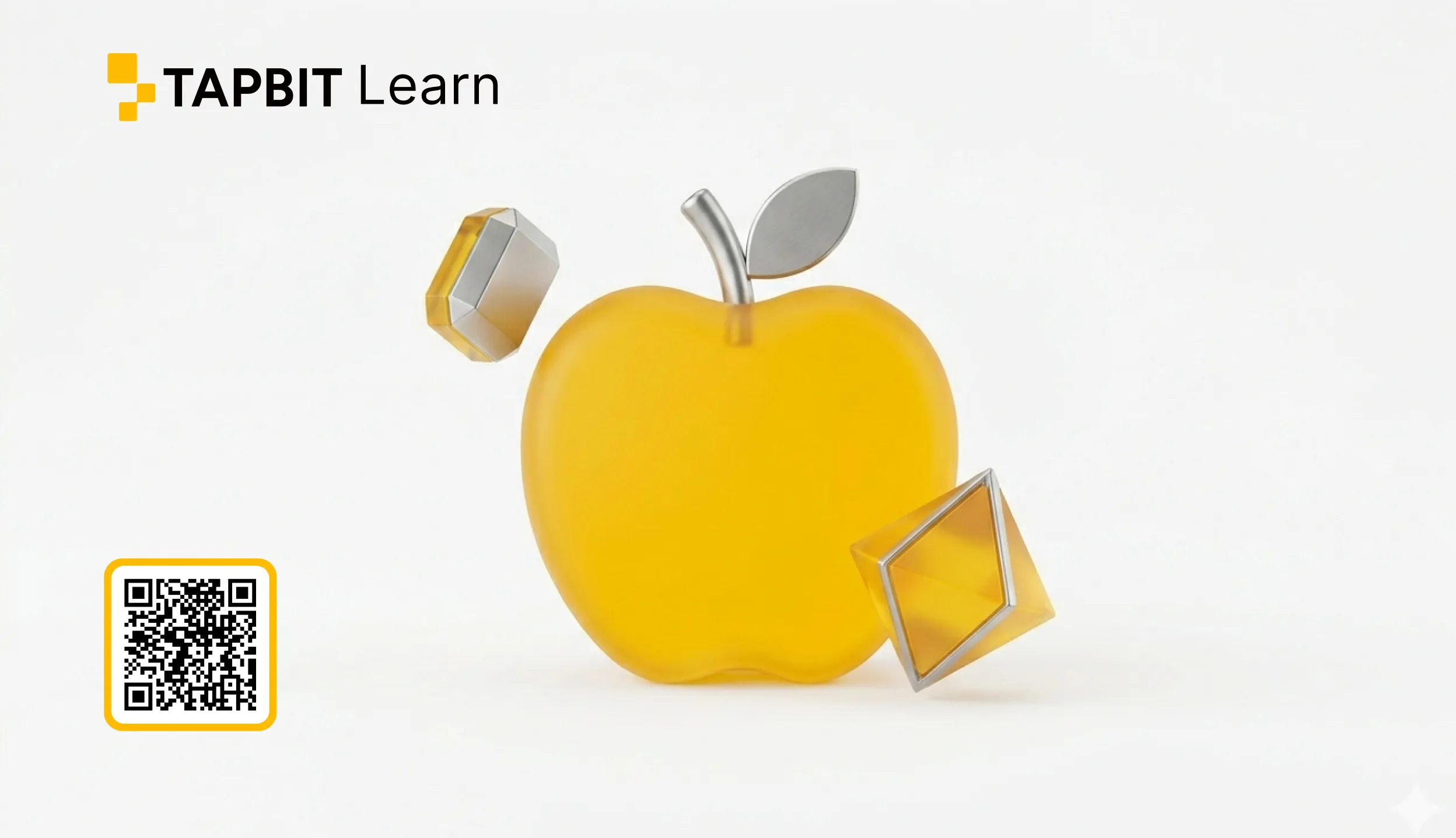 un logo brillante de Apple