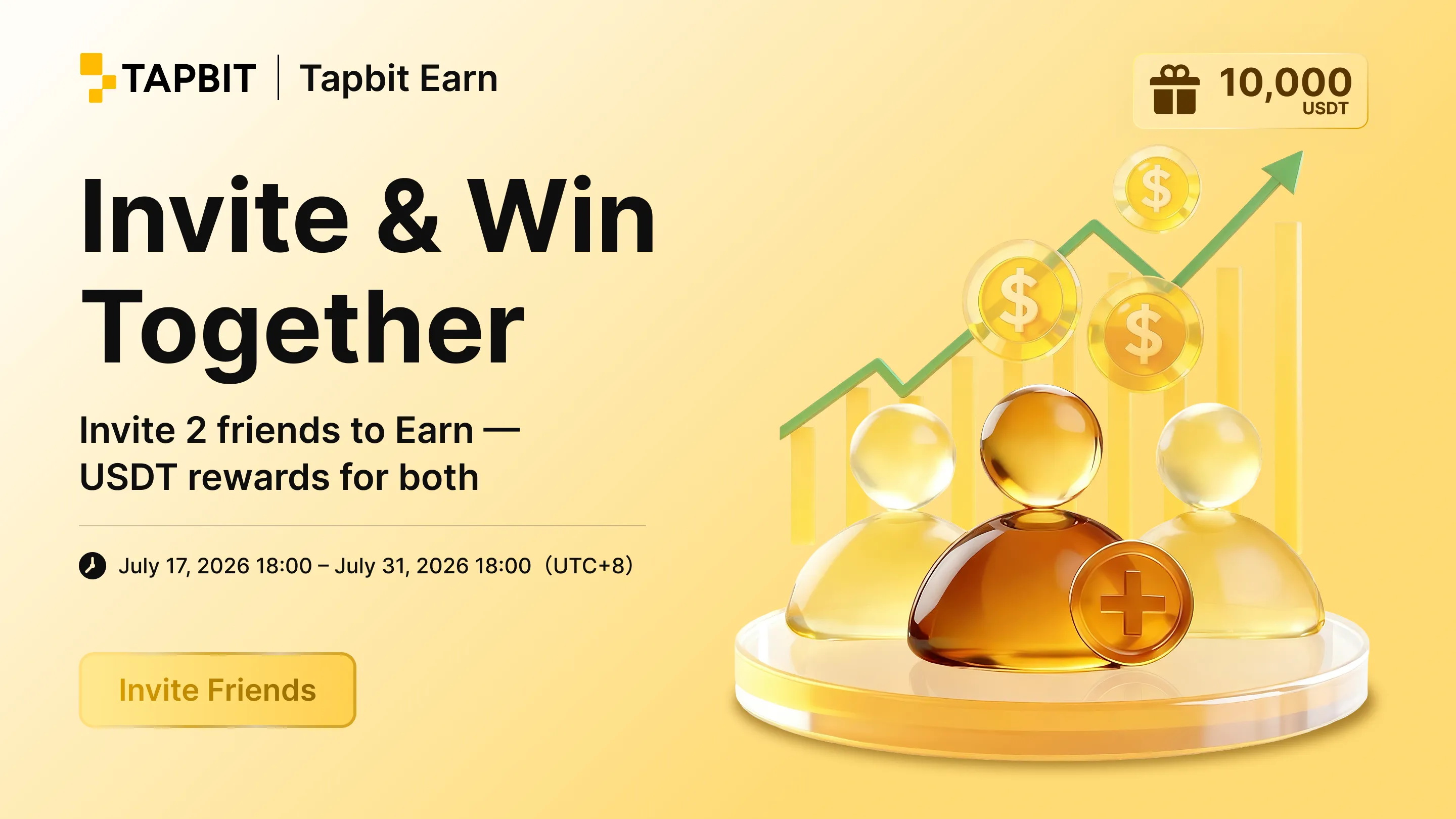 Invitation Tapbit Earn