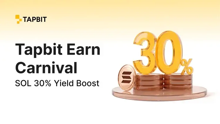 Tapbit SOL Flexible Earn boost