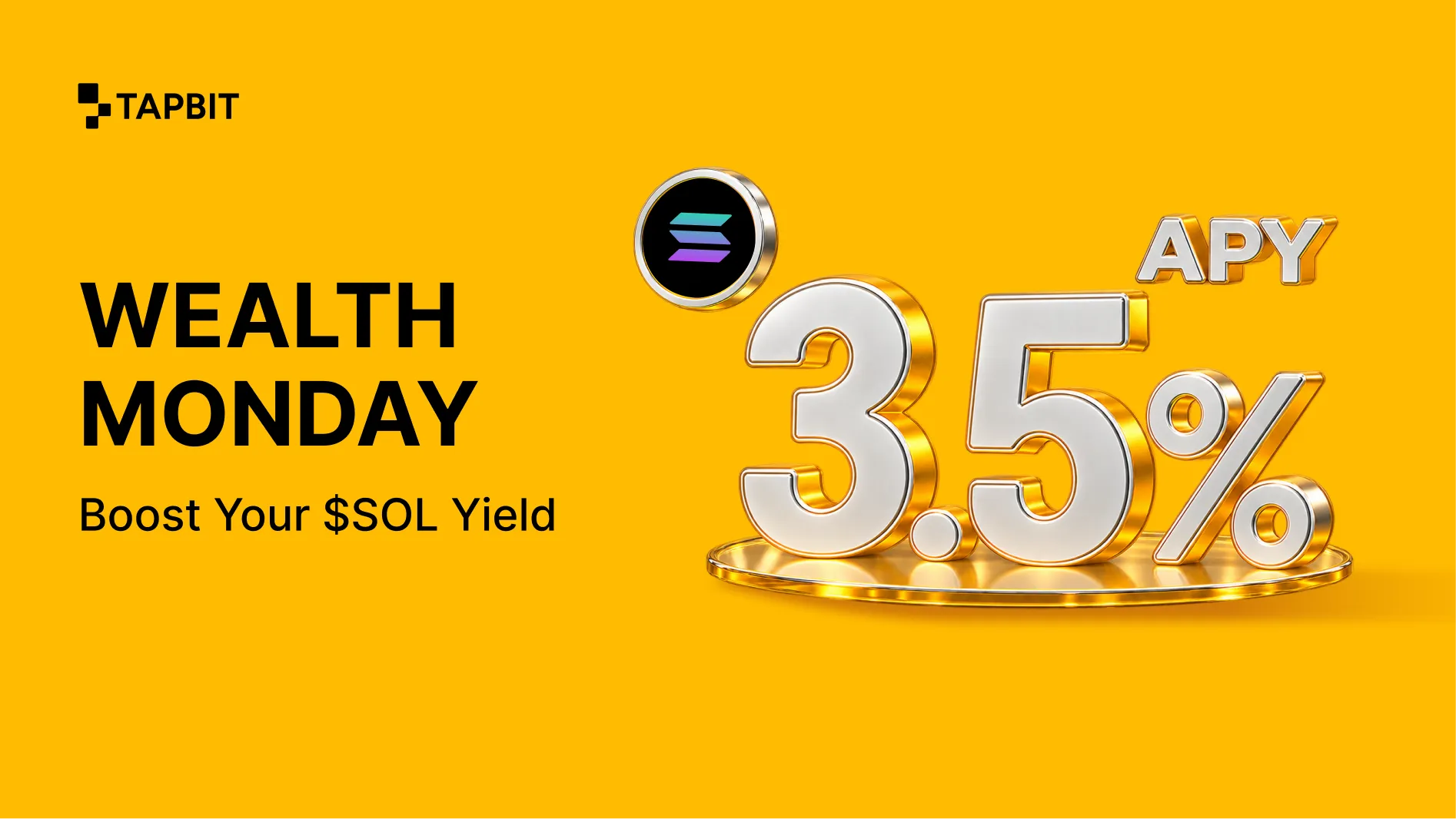 SOL Flexible Savings on Tapbit