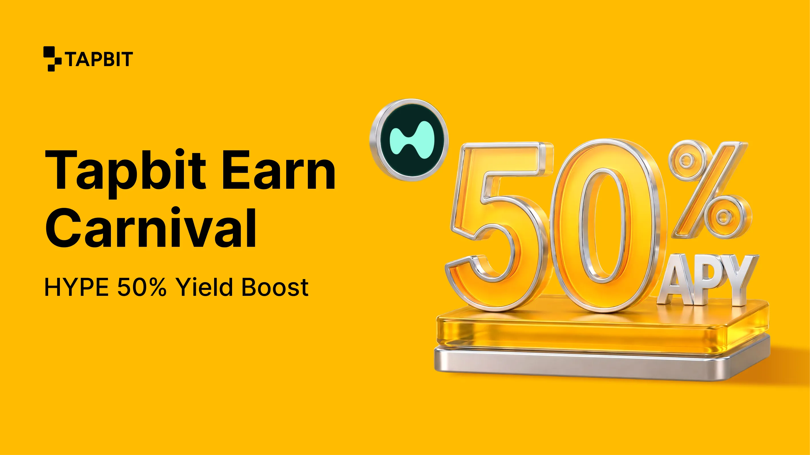 Campagne Tapbit HYPE Flexible Earn